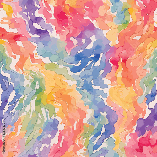 Watercolor rainbow texture background