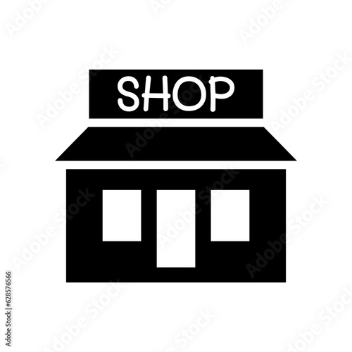 Shopping mall icon