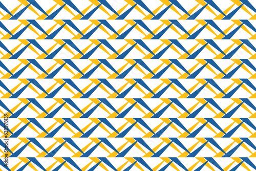 Abstract vector seamless pattern and swatches oriental line texture on white background wallpaper geometric diagonal fabric waves set of design elements	
