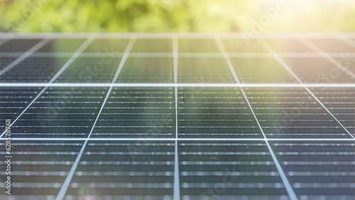 Solarzellen eines Solarpanels einer Solaranlage
