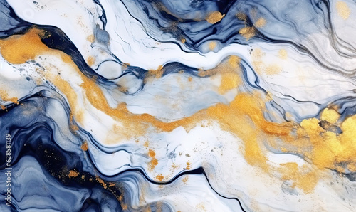 Texture of marble background. Mineral stone wallpaper and golden flow. For banner, postcard, book illustration. Created with generative AI tools
