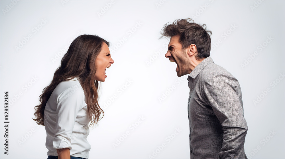 woman_and_a_man_are_shouting_at_each_other woman_and_a_man_are_shouting_at_each_other