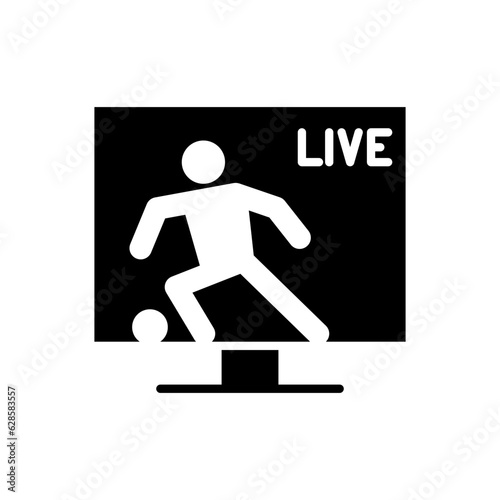 Watching sport on TV icon