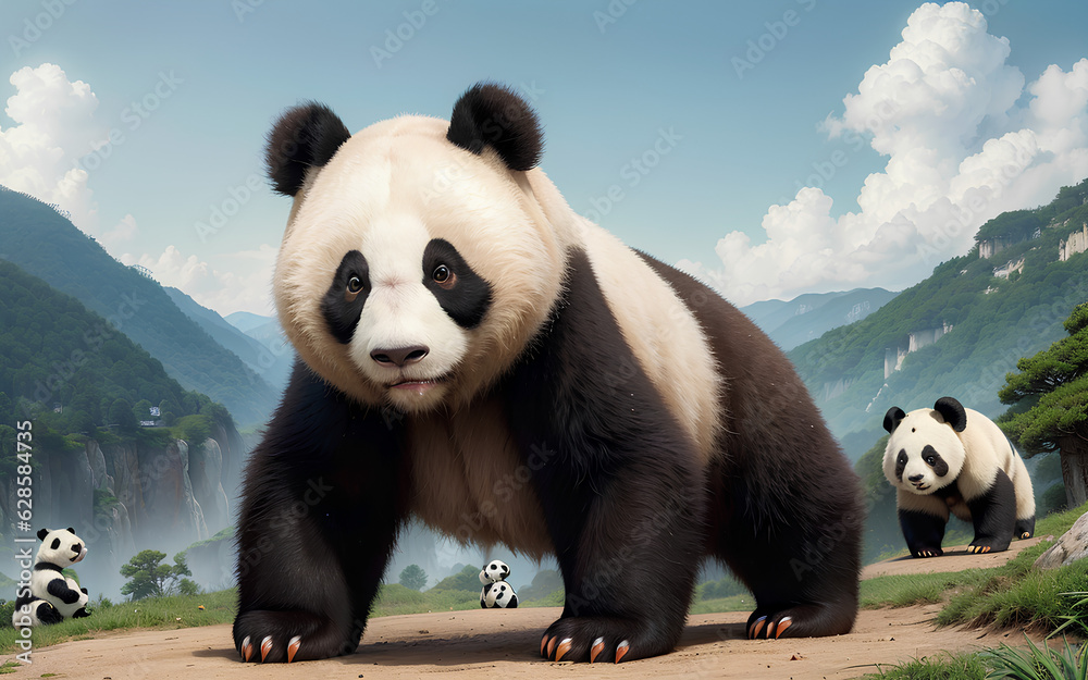 Obraz premium パンダ