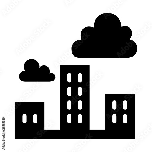 Air pollution icon