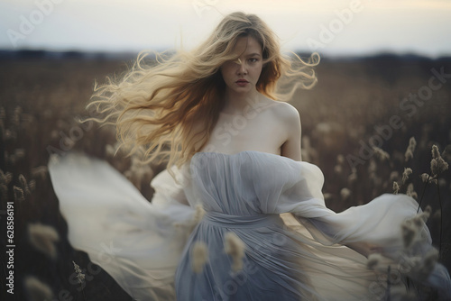 Glamour fashion portrait of...