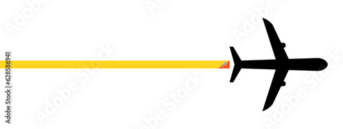 bhutan plane icon vector illustration. isolated on white background