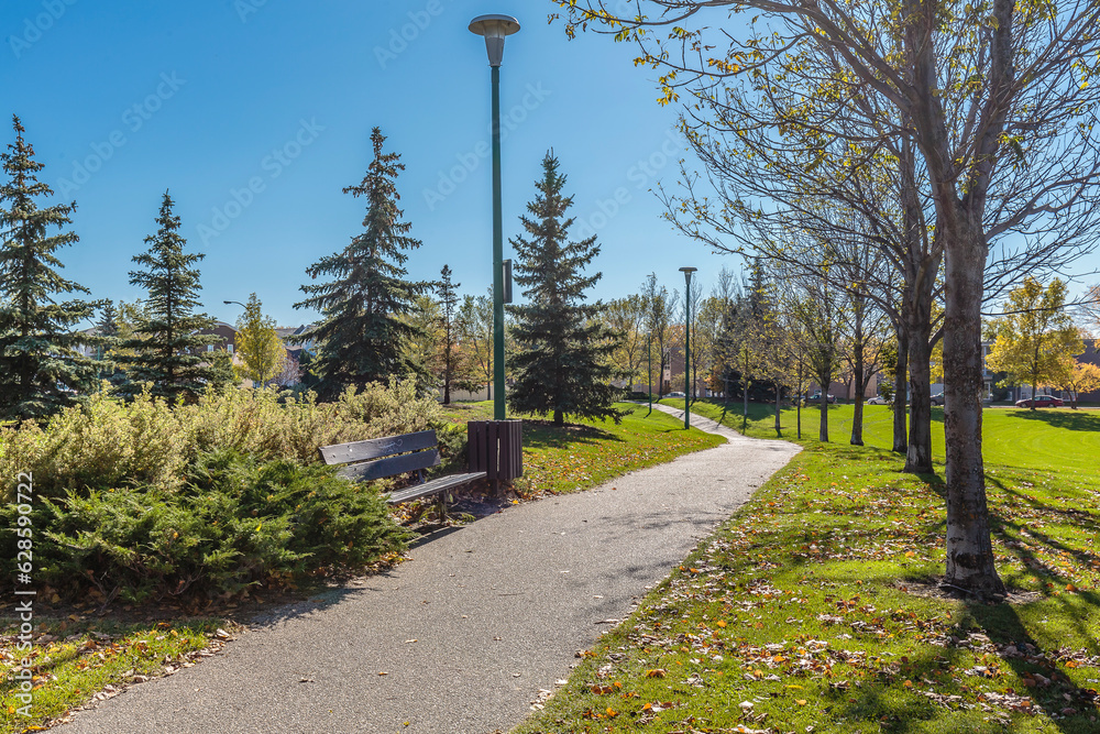 Grosvenor Park in the city of Saskatoon, Canada