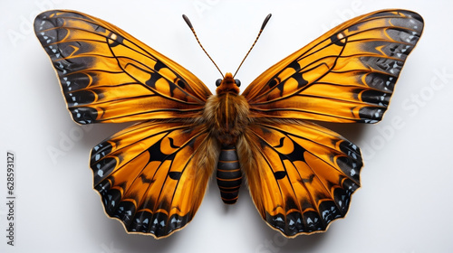 butterfly isolated on white background. orange butterfly. colourful butterfly. butterfly photo