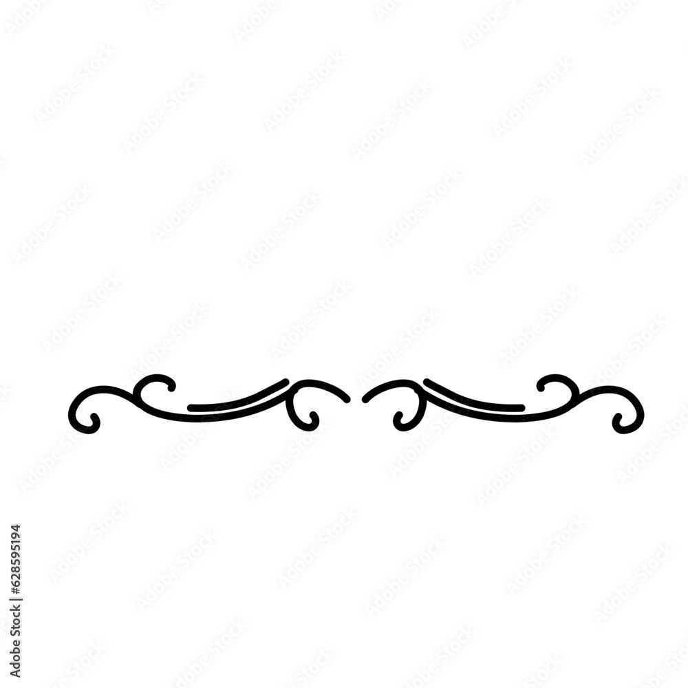 Simple vector curl devider