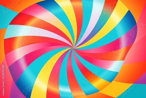 a colorful abstract background with a spiral in the center