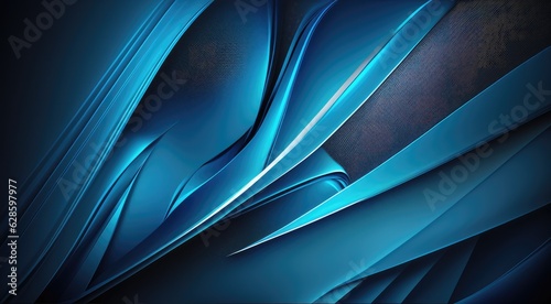 abstract and modern blue wallpaper for creative presentations generative ai