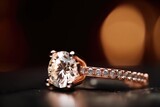 realistic diamond ring photography a premium jewel generative ai