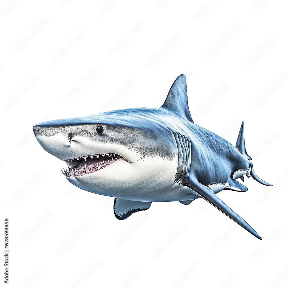 Shark isolated on transparent background Shark isolated on transparent background