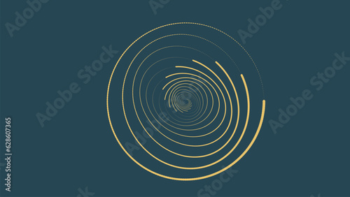Abstract spiral multi color round smooth shape background in light blue background. This creative stunning spiral ball will make your project more interesting than ever. You can use it as space. 