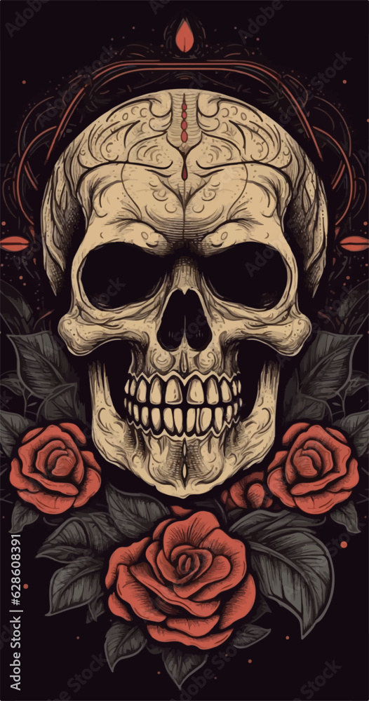 Fototapeta premium skull and crossbones