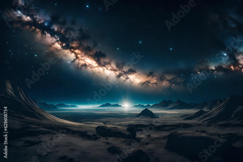 Space Galaxy Wallpaper  landscape 4k  Generative AI