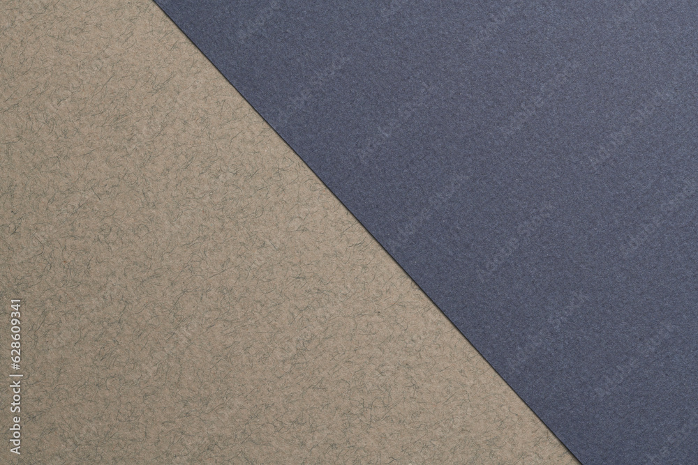 Rough kraft paper background, paper texture gray blue colors. Mockup with copy space for text. Rough kraft paper background, paper texture gray blue colors. Mockup with copy space for text.
