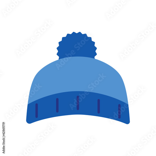 Blue Bobble Hat Illustration