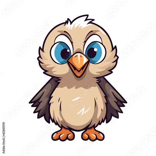 eagle cartoon character cute
