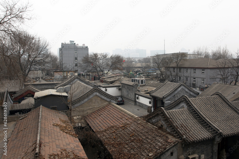ally and resident buildings in beijing