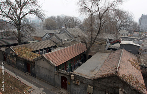 ally and resident buildings in beijing