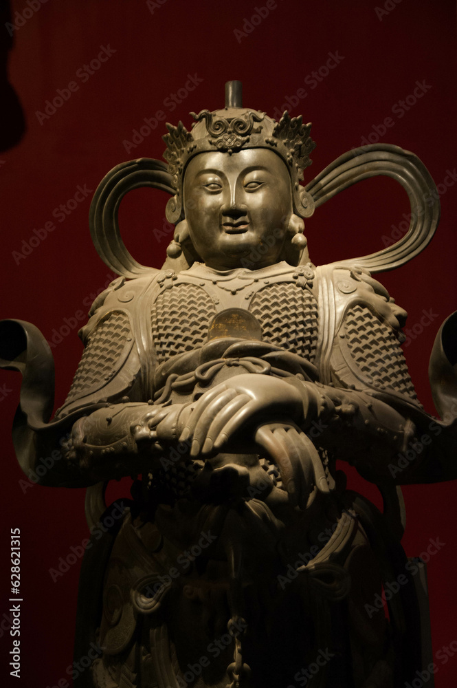 Buddha stone sculpture in forbidden palace