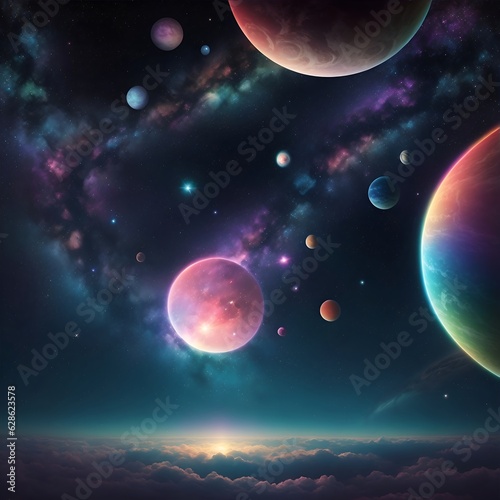 planet in space © Amlumoss