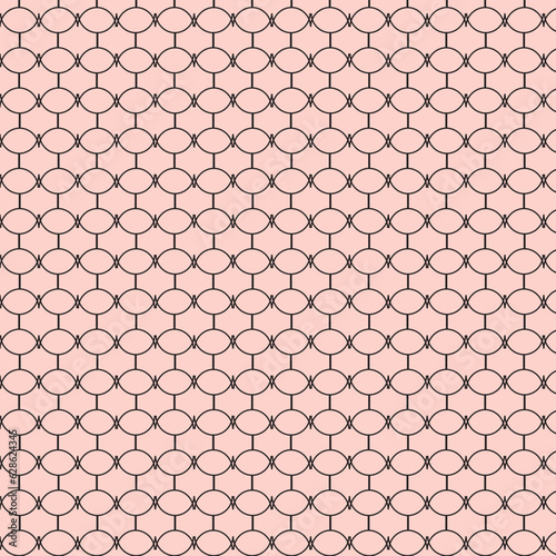 abstract geometric black repeat circle pattern