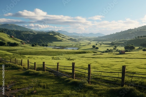 Rural landscapes and agricultural fields  Generative AI