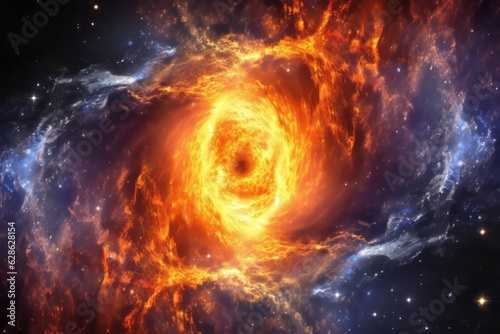 an image of a black hole in space © AberrantRealities