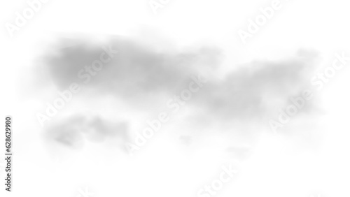 White fog texture isolated on transparent background. Steam special effect. Realistic vector fire smoke or mist. Stock royalty free vector illustration. PNG