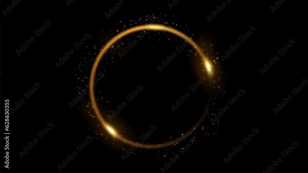 The effect of abstract white light circles on a transparent background. Stock royalty free. PNG The effect of abstract white light circles on a transparent background. Stock royalty free. PNG
