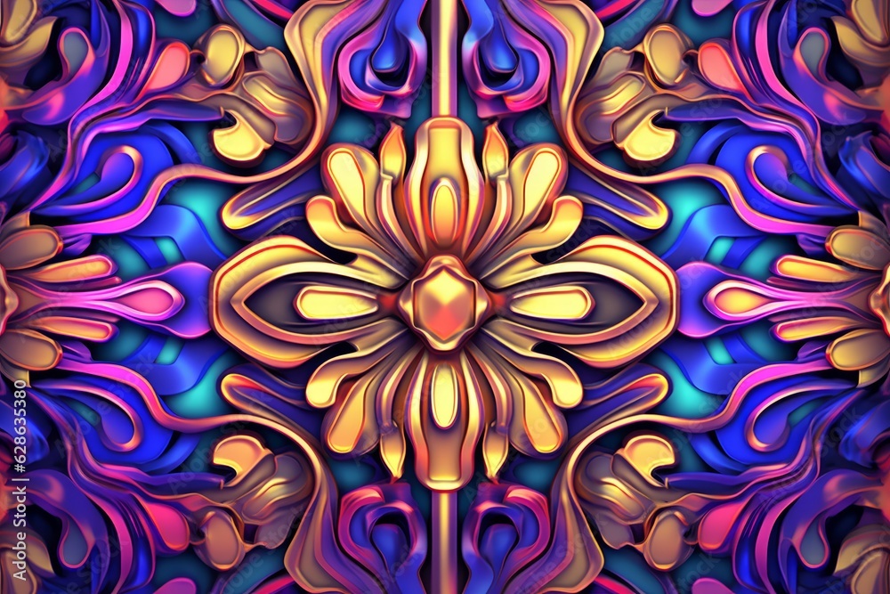 colorful abstract background with a flower design colorful abstract background with a flower design
