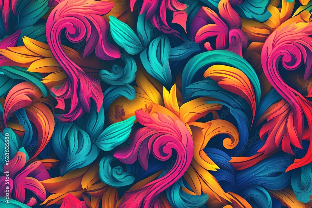 colorful abstract background with swirls and swirls colorful abstract background with swirls and swirls