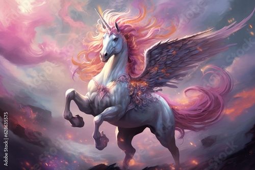 Pegasus horse concept