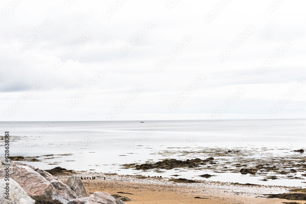 scottish seascape with a cloudy sky, Scotland scottish seascape with a cloudy sky, Scotland
