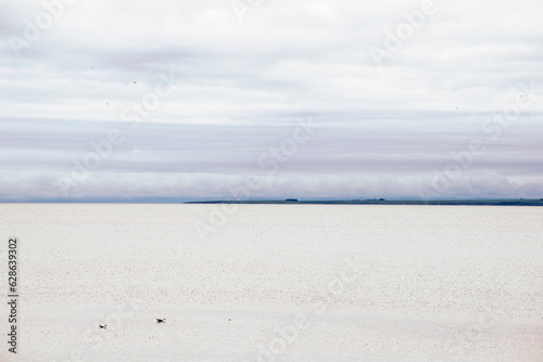 scottish seascape with a cloudy sky, Scotland