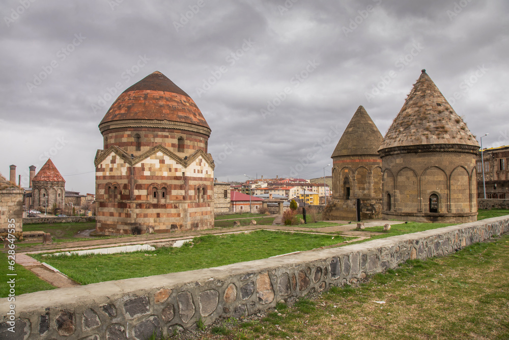 Three dome in Erzurum. Turkey