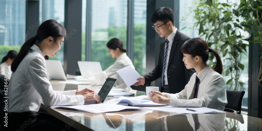business people working together business people working together