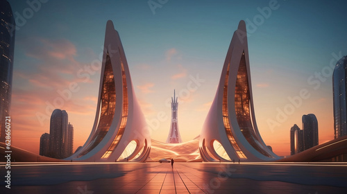 future futuristic building
