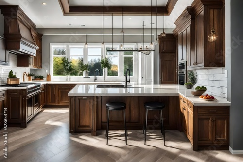 simple modern kitchen interior 