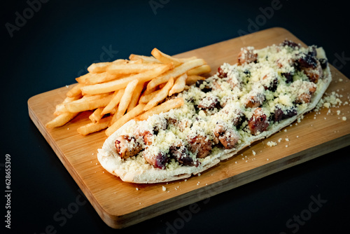 matador, mapn with meat white cheese spices dressings fries 002 photo