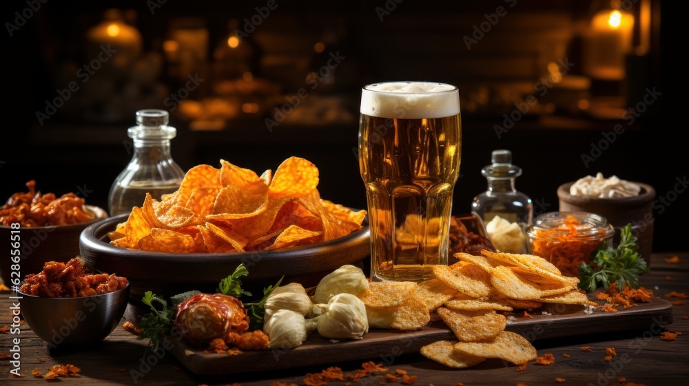 beer and snacks beer and snacks