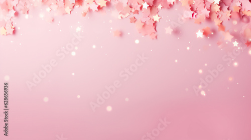 Fondo rosado con glitter