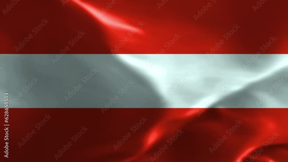 waving fabric texture flag of austria satin animation waving fabric texture flag of austria satin animation