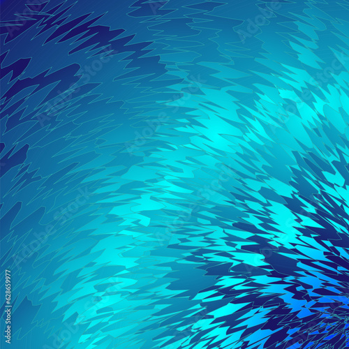 Vector abstract pattern in the form of a sea wave on a blue gradient background
