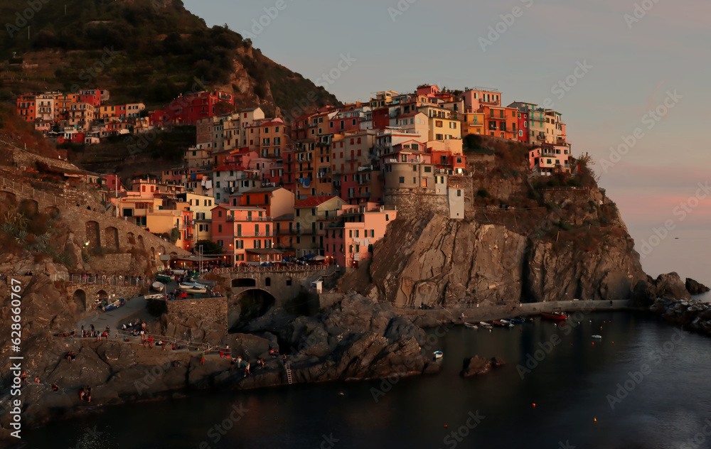 The village of Manarola in the Cinque Terre.