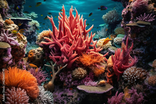 Exploring vibrant coral reefs Generative AI