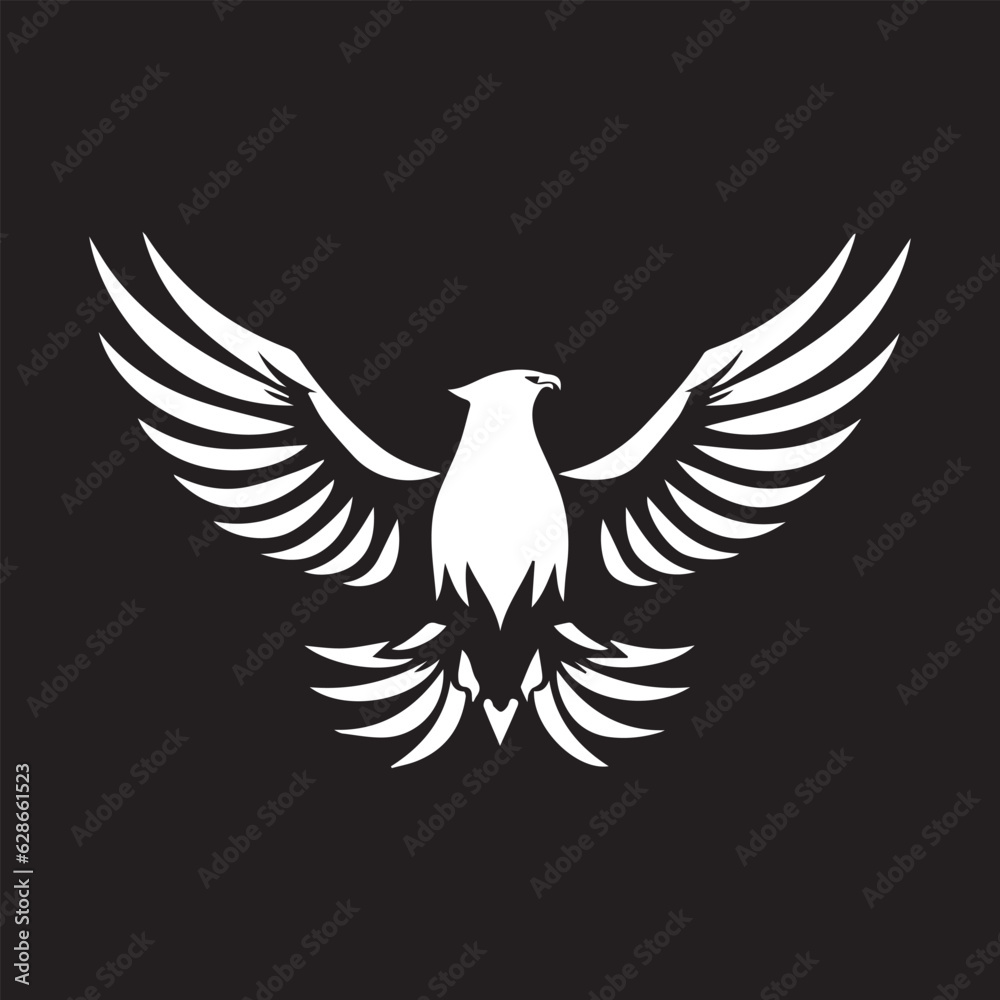 Obraz premium white dove with wings